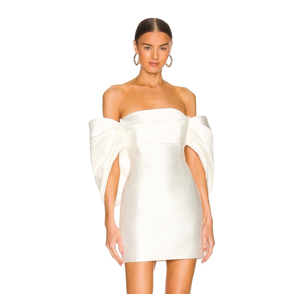 Solace London Elina Mini Dress White
